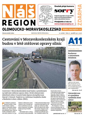 Obálka e-magazínu Náš Region - Olomoucko/Moravskoslezsko 27/2026