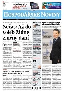 Obálka e-magazínu Hospodářské noviny 027 - 7.2.2013