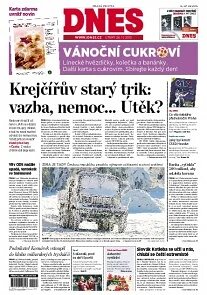 Obálka e-magazínu MF Dnes 26.11.2013