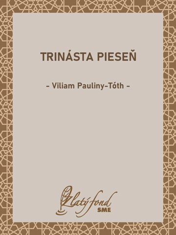 Obálka knihy Trinásta pieseň
