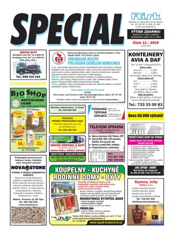 Obálka e-magazínu Special 11/2015