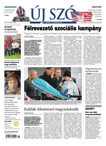 Obálka e-magazínu Új Szó 3.11.2015-1
