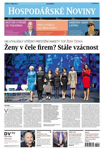 Obálka e-magazínu Hospodářské noviny 012 - 19.1.2016