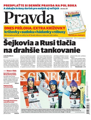 Obálka e-magazínu Pravda 4. 1. 2017