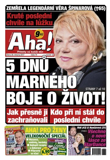 Obálka e-magazínu AHA! 28.3.2017