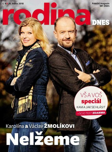 Obálka e-magazínu Magazín RODINA DNES - 26.1.2018