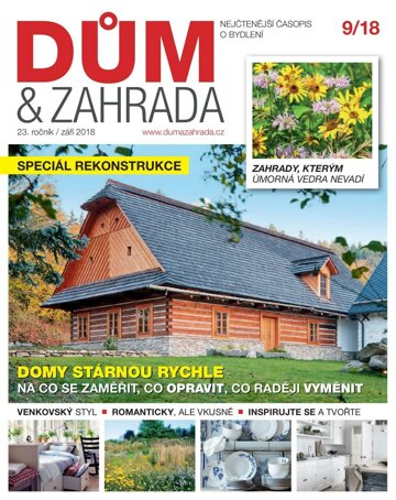 Obálka e-magazínu Dům a zahrada 9/2018
