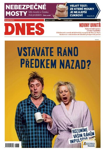 Obálka e-magazínu MF Dnes 27.11.2018