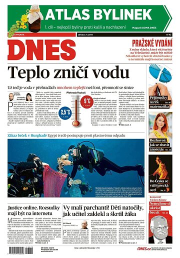 Obálka e-magazínu MF Dnes 3.4.2019