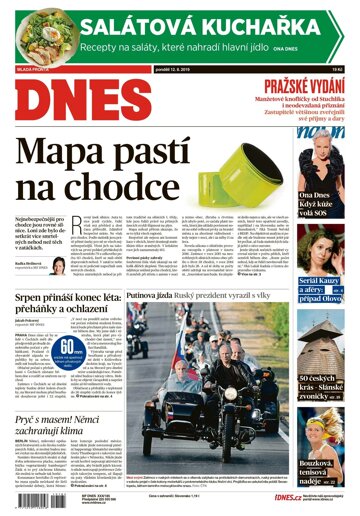 Obálka e-magazínu MF Dnes 12.8.2019