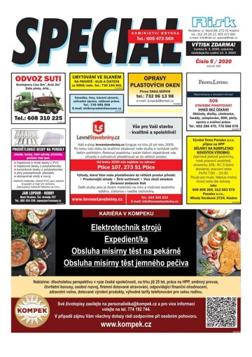 Obálka e-magazínu Special 5/2020