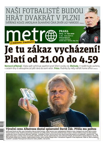 Obálka e-magazínu deník METRO 27.10.2020