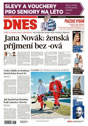 Obálka e-magazínu MF Dnes 3.6.2021