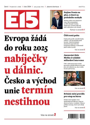 Obálka e-magazínu E15 30.5.2022