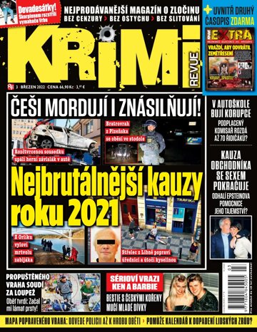 Obálka e-magazínu Krimi revue 3/22