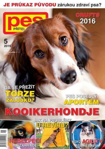 Obálka e-magazínu Pes přítel člověka 5/2016