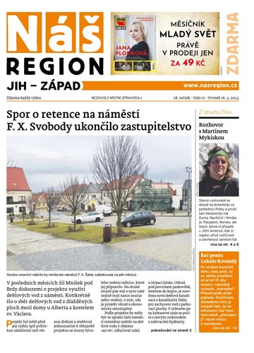 Obálka e-magazínu Náš Region - Jih 11/2023