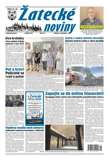 Obálka e-magazínu Žatecké noviny 29/23