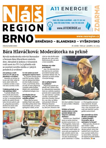 Obálka e-magazínu Náš Region - Brno 40/2023