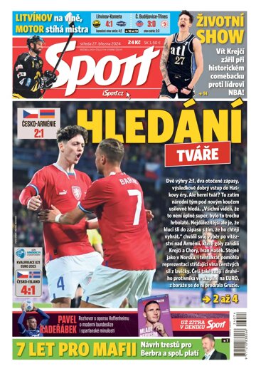 Obálka e-magazínu Sport 27.3.2024