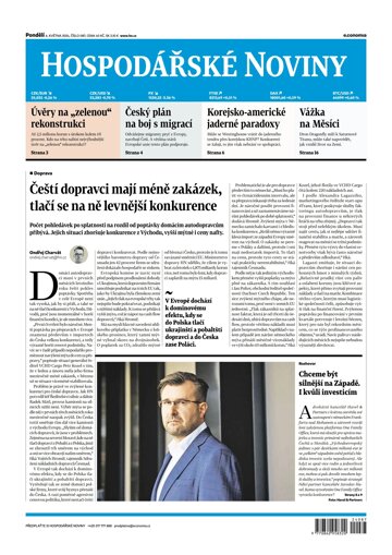 Obálka e-magazínu Hospodářské noviny 087 - 6.5.2024