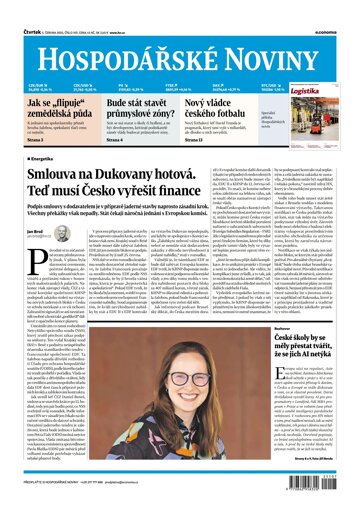 Obálka e-magazínu Hospodářské noviny 107 - 5.6.2025