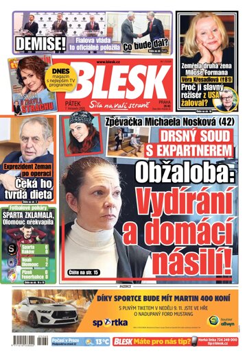 Obálka e-magazínu Blesk 7.11.2025