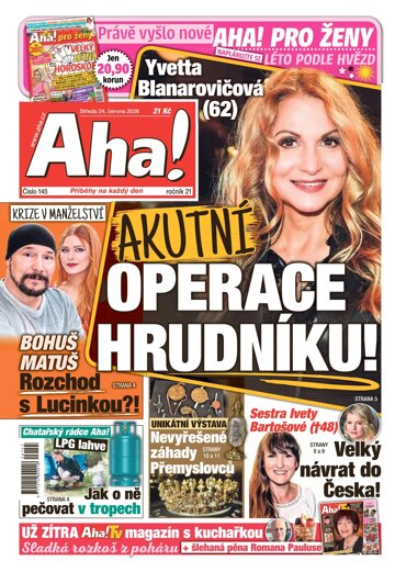 Obálka e-magazínu AHA! 24.6.2026