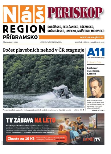Obálka e-magazínu Náš Region - Příbramsko 30/2026