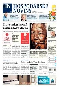Obálka e-magazínu Hospodárske noviny 28.6.2013