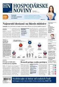Obálka e-magazínu Hospodárske noviny 06.05.2014