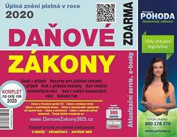 Obálka knihy Daňové zákony 2020 ČR EXPERT