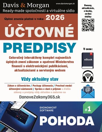 Obálka knihy Účtovné predpisy 2026