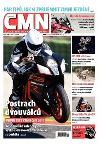 Obálka e-magazínu ČESKÉ MOTOCYKLOVÉ NOVINY 47/2010