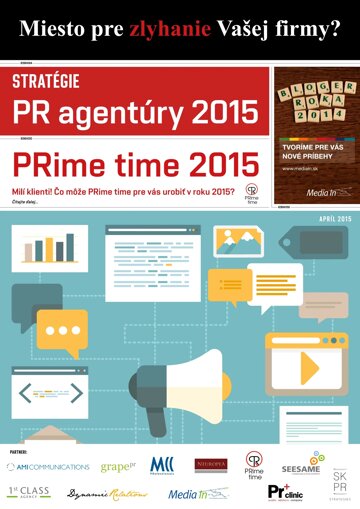 Obálka e-magazínu PR agentúry 2015