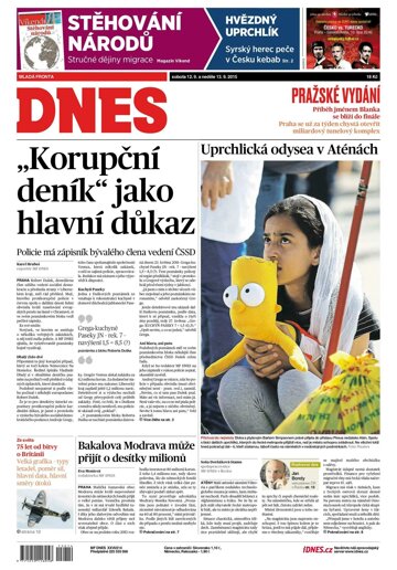 Obálka e-magazínu MF Dnes 12.9.2015