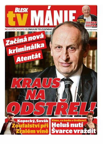 Obálka e-magazínu Blesk Tv manie 10.10.2015