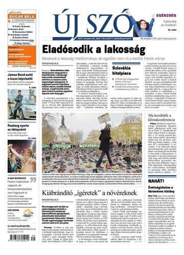 Obálka e-magazínu Új Szó 30.11.2015