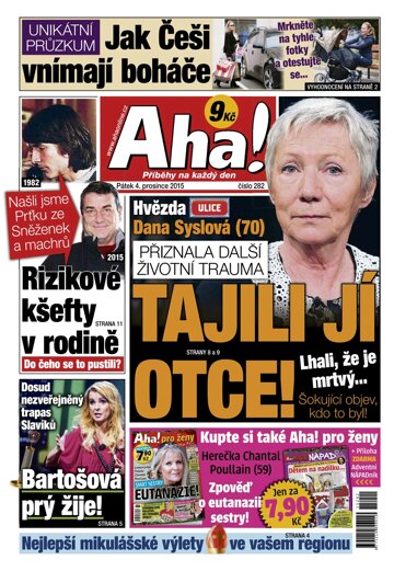 Obálka e-magazínu AHA! 4.12.2015