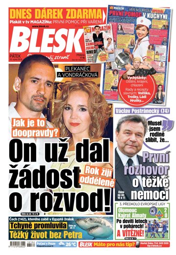 Obálka e-magazínu Blesk 10.8.2018