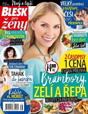 Obálka e-magazínu Blesk pro ženy 17.9.2018