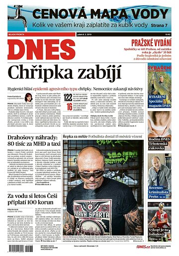 Obálka e-magazínu MF Dnes 8.2.2019