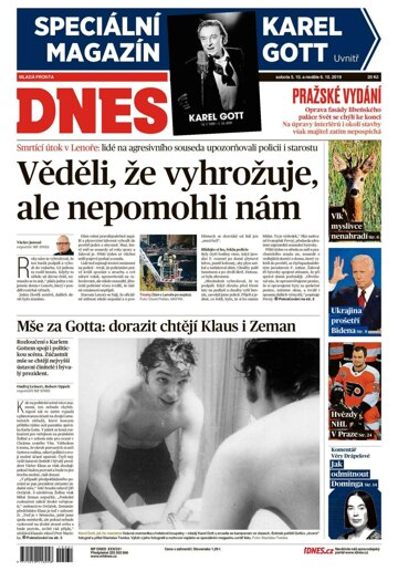 Obálka e-magazínu MF Dnes 5.10.2019