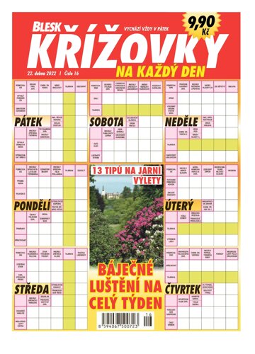 Obálka e-magazínu Blesk Křížovky ka každý den - 16/2022