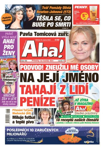 Obálka e-magazínu AHA! 10.8.2022