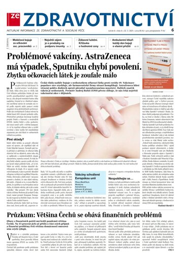 Obálka e-magazínu Ze Zdravotnictví 6/2021