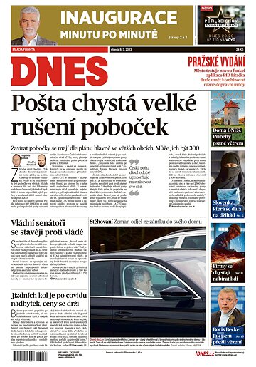 Obálka e-magazínu MF Dnes 8.3.2023