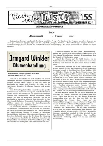 Obálka e-magazínu Ende Blumenpracht - Irmgard Winkler
