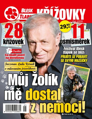 Obálka e-magazínu Blesk Tlapky Křížovky 5/2026