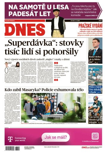 Obálka e-magazínu MF Dnes 3.9.2026